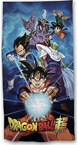 Strandtuch Dragon Ball Super - 140 x 70 cm 100 % Baumwolle von Aymax