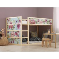 Aufkleber Für Ikea Kura Bett Sticker Kinderzimmer Aquarell Rosen Blumen Mädchen Spielzimmer Dekoration Möbelfolie Selbstklebend Kb3038 Aufkleber Für Ikea Kura Bett Sticker Kinderzimmer Aquarell Rosen Blumen Mädchen Spielzimmer Dekoration Möbelfolie Selbstklebend Kb3038 von Ayminoo