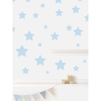 Wandtattoo Für Babyzimmer Sterne Set in Pastellblau Wandsticker Star Sternenhimmel Wandaufkleber - Hellblau Wandtattoo Für Babyzimmer Sterne Set in Pastellblau Wandsticker Star Sternenhimmel Wandaufkleber - Hellblau von Ayminoo