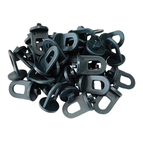 Aymzbd 50 Stück Gewächshaushaken Vielseitige Befestigungsklammern Pflegeleichte Aufhängelösung Praktische Haushaltshelfer für Gartenarbeit Wohnaccessoires, Mehrfarbig, 50 Stück von Aymzbd