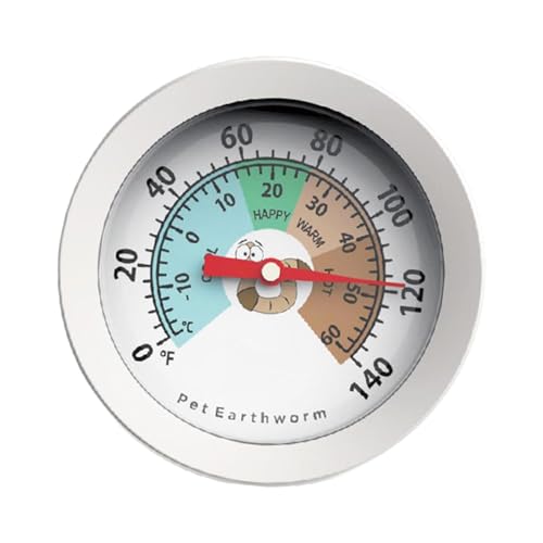 Aymzbd Bodenthermometer Kompost Thermometer Gartenthermometer Präzision Edelstahl für Gartenarbeit Landwirtschaft Gewächshaus von Aymzbd