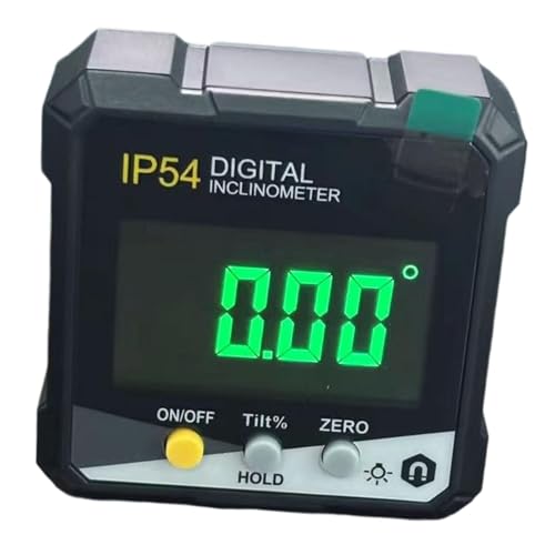 Aymzbd Digitaler Neigungsmesser Winkelwürfel Präzisionswerkzeug Und Elektronischer Winkelmesser mit Hoher Genauigkeit Und 0.05 Grad Auflösung für Die Holzbe, Style B von Aymzbd