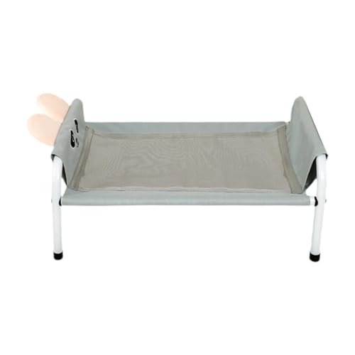 Aymzbd Erhöhtes Katzenbett, erhöhtes Kinderbett, bequemes Zubehör, tragbare erhöhte Katzenbett-Hängematte, 61cm X 45cm X 23cm von Aymzbd