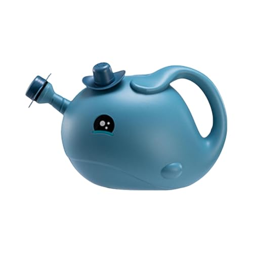 Aymzbd Gießkanne für Pflanzen, Bewässerungsgerät für den Garten, Handgriff, Blau, S von Aymzbd
