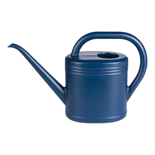 Aymzbd Gießkanne für Zimmerpflanzen, Ergonomischer Griff, Leicht, für Kinder Und Erwachsene, Praktisches Gartengerät, Gießkessel, blau 2L von Aymzbd