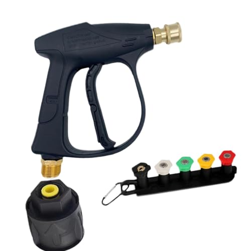 Aymzbd Hochdruckreiniger Sprühgerät – 14 Mm, 5 Düsen, Tipps für Terrasse, Wohnmobil, Haushalt Aymzbd Hochdruckreiniger Sprühgerät – 14 Mm, 5 Düsen, Tipps für Terrasse, Wohnmobil, Haushalt von Aymzbd