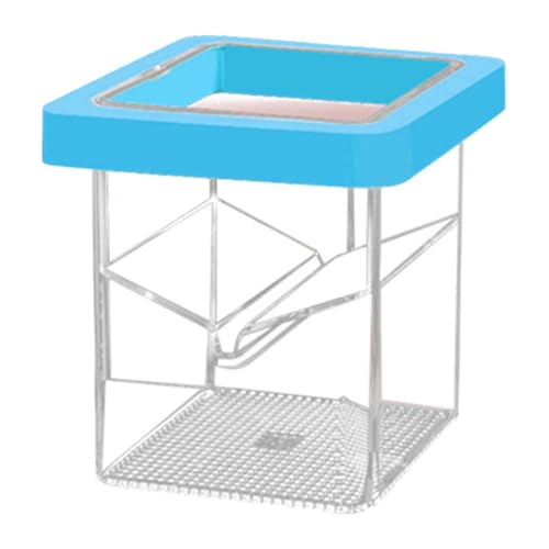 Aymzbd Isolationsbox Aquarium Zuchtbox Acryl Kindergarten Transparent Abnehmbare Robuste Brüterei Inkubator Schlüpfen für, Blau von Aymzbd