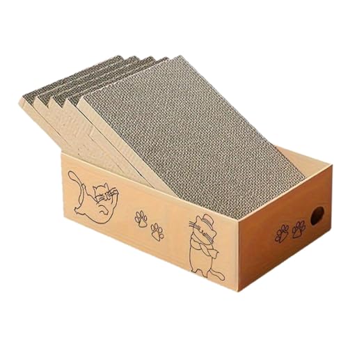 Aymzbd Katzenkratzbox, Verschleißfest, Geschenk für Haustiere, Kratzmatte für Kätzchen Im Innenbereich Aymzbd Katzenkratzbox, Verschleißfest, Geschenk für Haustiere, Kratzmatte für Kätzchen Im Innenbereich von Aymzbd