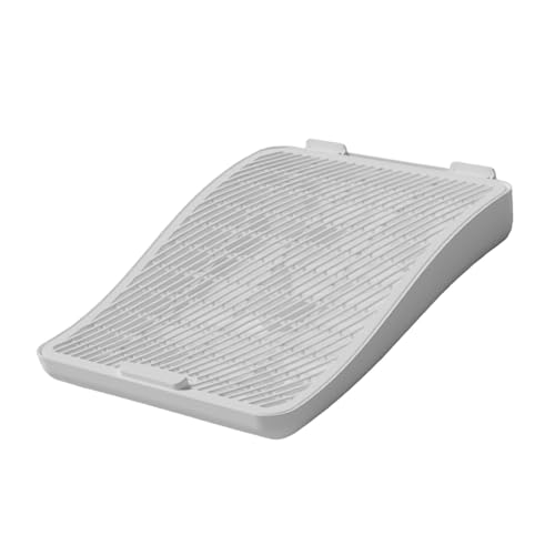 Aymzbd Katzenstreu Matte Katzenklo Fangmatte Doppel Schicht Litter Auffangmatte Katzenrampe Trittmatte Stabiles PP Material Einfache Reinigung rutschfest für, Weiß Aymzbd Katzenstreu Matte Katzenklo Fangmatte Doppel Schicht Litter Auffangmatte Katzenrampe Trittmatte Stabiles PP Material Einfache Reinigung rutschfest für, Weiß von Aymzbd