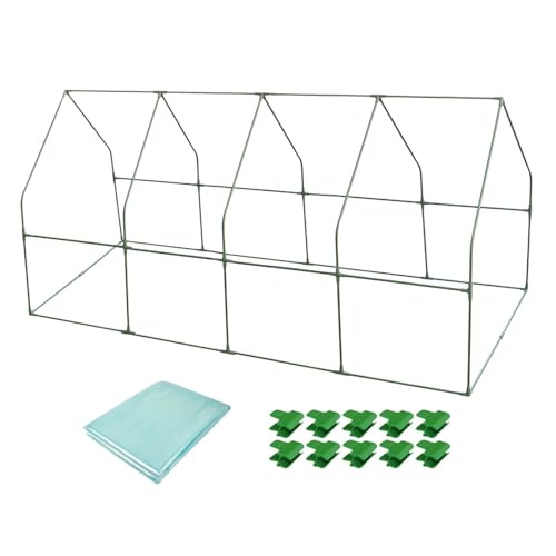 Aymzbd Mini Gewächshaus Schutz Überwinterung Blumenunterstand Stand Pp Material für Balkon Garten Pflanzenzucht, Mehrfarbig, 80cmx200cm Aymzbd Mini Gewächshaus Schutz Überwinterung Blumenunterstand Stand Pp Material für Balkon Garten Pflanzenzucht, Mehrfarbig, 80cmx200cm von Aymzbd