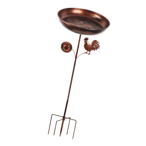 Aymzbd Vogelbad für Den Außenbereich, Geschenk für Vogelliebhaber, Gartendekoration für Den Hinterhof, Außenbereich, Rasen von Aymzbd