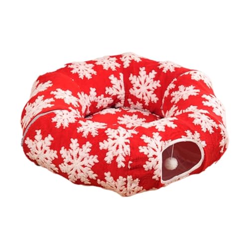 Aymzbd Weihnachts Katzentunnelbett unter Dem Weihnachtsbaum für Kleine Tiere, Hasenwelpen Aymzbd Weihnachts Katzentunnelbett unter Dem Weihnachtsbaum für Kleine Tiere, Hasenwelpen von Aymzbd