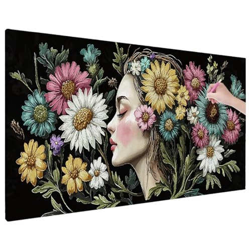 Anime Diamond Painting XXL, 5D Diamant Painting Bilder Blumen Muster mit Vollbohrer Leinwand, Diamond Art Stickerei Kreuzstich Set, Basteln Erwachsene Mosaikherstellung, Herbst Wanddeko 180x80 cm X-80 Anime Diamond Painting XXL, 5D Diamant Painting Bilder Blumen Muster mit Vollbohrer Leinwand, Diamond Art Stickerei Kreuzstich Set, Basteln Erwachsene Mosaikherstellung, Herbst Wanddeko 180x80 cm X-80 von Aynaeinn