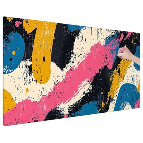 Bunt Diamond Painting XXL, 5D Diamant Painting Bilder Abstrakt Muster mit Vollbohrer Leinwand, Diamond Art Stickerei Kreuzstich Set, Basteln Erwachsene Mosaikherstellung, Herbst Wanddeko 70x30 cm D-12 Bunt Diamond Painting XXL, 5D Diamant Painting Bilder Abstrakt Muster mit Vollbohrer Leinwand, Diamond Art Stickerei Kreuzstich Set, Basteln Erwachsene Mosaikherstellung, Herbst Wanddeko 70x30 cm D-12 von Aynaeinn