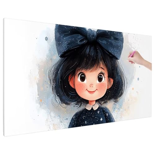 Diamond Painting 70x30 cm, Anime Diamant Painting Bilder Erwachsene Bastelset, 5D Diamond Paintings Erwachsene Set mit Runde Vollbohrer für Aesthetic Room Decor, Geschenke für Frauen (Mädchen) D-49 von Aynaeinn