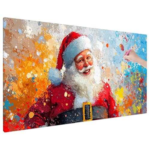 Diamond Painting 70x30 cm, Weihnachten Diamant Painting Bilder Erwachsene Bastelset, 5D Diamond Paintings Erwachsene Set mit Runde Vollbohrer für Zimmer Decor, Geschenke für Frauen (Ältere) D-73 von Aynaeinn