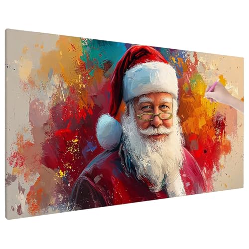 Diamond Painting 70x30 cm, Weihnachten Diamant Painting Bilder Erwachsene Bastelset, 5D Diamond Paintings Erwachsene Set mit Runde Vollbohrer für Zimmer Decor, Geschenke für Frauen (Ältere) X-84 von Aynaeinn