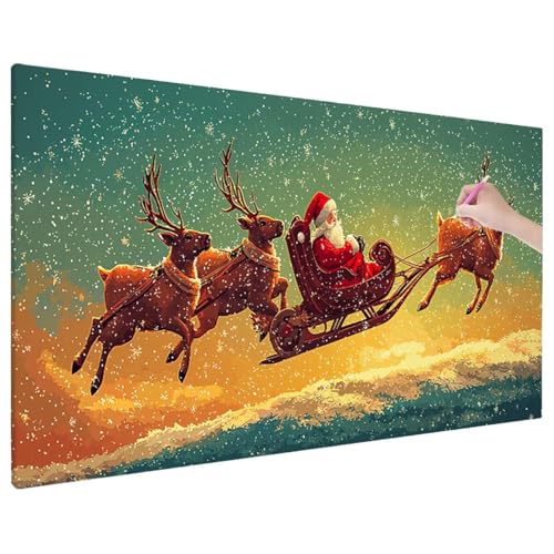 Diamond Painting Weihnachten, Reh Diamond Painting Erwachsene Groß XXL 220x100 cm, 5D Runde Diamant Stickerei Erwachsene Mosaikherstellung Bastelset, Zimmer Deko Wohnzimmer, Weihnachtsgeschen C-75 Diamond Painting Weihnachten, Reh Diamond Painting Erwachsene Groß XXL 220x100 cm, 5D Runde Diamant Stickerei Erwachsene Mosaikherstellung Bastelset, Zimmer Deko Wohnzimmer, Weihnachtsgeschen C-75 von Aynaeinn