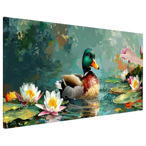 Ente Diamond Painting XXL, 5D Diamant Painting Bilder Blumen Muster mit Vollbohrer Leinwand, Diamond Art Stickerei Kreuzstich Set, Basteln Erwachsene Mosaikherstellung, Herbst Wanddeko 220x100 cm E-17 Ente Diamond Painting XXL, 5D Diamant Painting Bilder Blumen Muster mit Vollbohrer Leinwand, Diamond Art Stickerei Kreuzstich Set, Basteln Erwachsene Mosaikherstellung, Herbst Wanddeko 220x100 cm E-17 von Aynaeinn