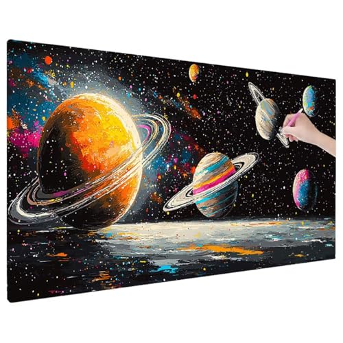 Milchstraße Diamond Painting XXL, 5D Diamant Painting Bilder Planeten mit Vollbohrer Leinwand, Diamond Art Stickerei Kreuzstich Set, Basteln Erwachsene Mosaikherstellung, Wanddeko 110x50 cm D-96 Milchstraße Diamond Painting XXL, 5D Diamant Painting Bilder Planeten mit Vollbohrer Leinwand, Diamond Art Stickerei Kreuzstich Set, Basteln Erwachsene Mosaikherstellung, Wanddeko 110x50 cm D-96 von Aynaeinn