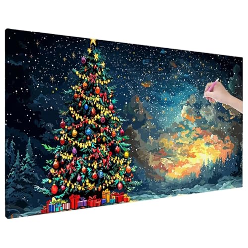 Weihnachten Diamond Painting XXL, 5D Diamant Painting Bilder Sternenhimmel mit Vollbohrer Leinwand, Diamond Art Stickerei Kreuzstich Set, Basteln Erwachsene Mosaikherstellung, Wanddeko 70x30 cm C-25 Weihnachten Diamond Painting XXL, 5D Diamant Painting Bilder Sternenhimmel mit Vollbohrer Leinwand, Diamond Art Stickerei Kreuzstich Set, Basteln Erwachsene Mosaikherstellung, Wanddeko 70x30 cm C-25 von Aynaeinn