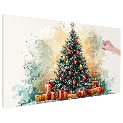 Weihnachten Diamond Painting XXL, 5D Diamant Painting Bilder Weihnachtsbaum mit Vollbohrer Leinwand, Diamond Art Stickerei Kreuzstich Set, Basteln Erwachsene Mosaikherstellung, Wanddeko 70x30 cm D-57 Weihnachten Diamond Painting XXL, 5D Diamant Painting Bilder Weihnachtsbaum mit Vollbohrer Leinwand, Diamond Art Stickerei Kreuzstich Set, Basteln Erwachsene Mosaikherstellung, Wanddeko 70x30 cm D-57 von Aynaeinn