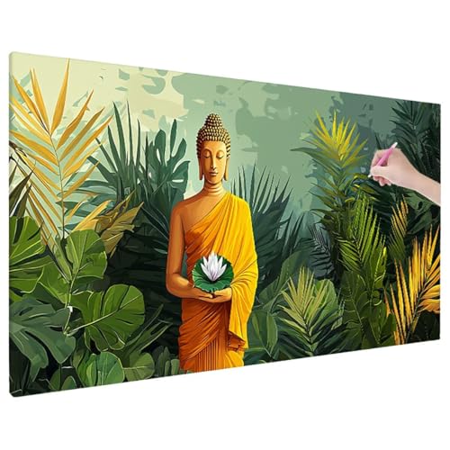 Zen Diamond Painting XXL, 5D Diamant Painting Bilder Anlage Muster mit Vollbohrer Leinwand, Diamond Art Malerei Stickerei Kreuzstich Set, Basteln Erwachsene Mosaikherstellung, Wanddeko 140x60 cm E-32 Zen Diamond Painting XXL, 5D Diamant Painting Bilder Anlage Muster mit Vollbohrer Leinwand, Diamond Art Malerei Stickerei Kreuzstich Set, Basteln Erwachsene Mosaikherstellung, Wanddeko 140x60 cm E-32 von Aynaeinn