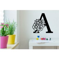 Blumenbuchstaben, Buchstaben Schild, Wandbuchstaben, Blumen Kinderzimmer Buchstaben, Namensschild, Buchstabe Name, Neues Baby Dekor, Shower Geschenke von AynamStore