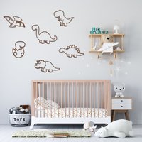 Dinosaurier Wanddekoration Zuhause - Kinderzimmer/Jurassic Natur Holz Dekor Kinder Wandkunst T-Rex Baby Dino von AynamStore