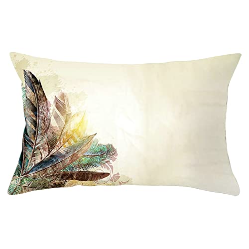 Ayoiow Kissenhülle 30x50cm, Couchkissen Bezug Kissenüberzug Polyester Feder Sofakissenbezug Dekokissen Für Couch 12x20 Inch Ayoiow Kissenhülle 30x50cm, Couchkissen Bezug Kissenüberzug Polyester Feder Sofakissenbezug Dekokissen Für Couch 12x20 Inch von Ayoiow