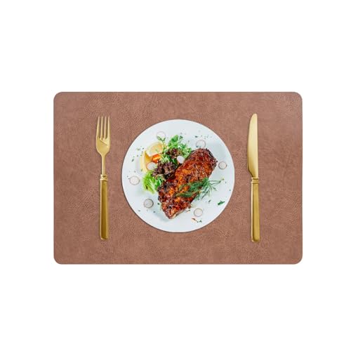Ayoiow Tischset Rechteckig Tischsets 6Er Set Platzdeckchen rutschfest Orange Braun Tischset 30x43CM Ayoiow Tischset Rechteckig Tischsets 6Er Set Platzdeckchen rutschfest Orange Braun Tischset 30x43CM von Ayoiow