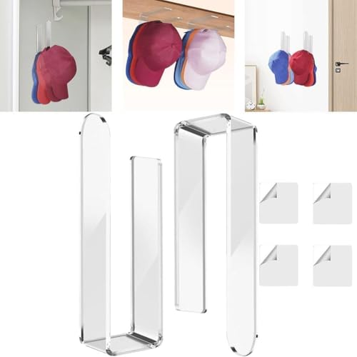 Ayolofei 2er-Pack Garderobe für Baseballmützen Selbstklebende Cap Halterung Wand Basecap Halterung Wand Löcher Müssen Nicht Gestanzt Werden Ayolofei 2er-Pack Garderobe für Baseballmützen Selbstklebende Cap Halterung Wand Basecap Halterung Wand Löcher Müssen Nicht Gestanzt Werden von Ayolofei