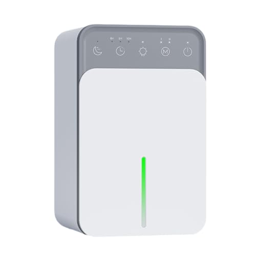 Luftentfeuchter Elektrisch, 1200ml Tragbarer Mini Luftentfeuchter mit Schlafmodus, Timer, automatischer Abschaltung und RGB Atmosphärenlicht, für Schlafzimmer, Badezimmer, Kleiderschrank, Wandschrank von Ayolofei
