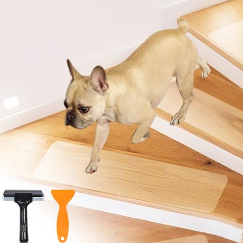 Treppenstufen Matten Antirutschmatte, Stufenmatten Selbstklebend 15 x 80 cm, 15 Stück Transparent Rutschfeste Klebeband Treppenteppich, Anti Rutsch Streifen Treppenmatten für Holzstufen Boden Rutschsc Treppenstufen Matten Antirutschmatte, Stufenmatten Selbstklebend 15 x 80 cm, 15 Stück Transparent Rutschfeste Klebeband Treppenteppich, Anti Rutsch Streifen Treppenmatten für Holzstufen Boden Rutschsc von Ayolofei