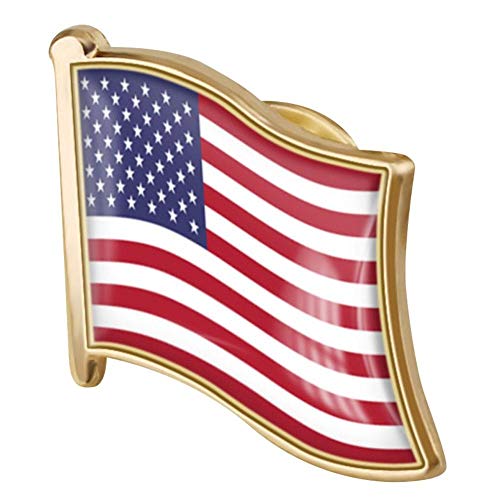 Ayrsjcl 1 Stück Amerikanische Flagge Pin Abzeichen Metall Emaille Revers Pin Brosche Usa Vereinigte Staaten Von Flagge Revers Pin Neuheit Zubehör von Ayrsjcl