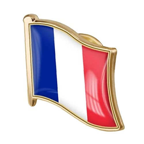 Ayrsjcl 1 Stück Französische Republik Flagge Pin Abzeichen Metall Revers Pin Brosche Frankreich Der Flagge Badges National Neuheit Zubehör von Ayrsjcl