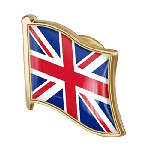 Ayrsjcl 1 stück Union Abzeichen Metall Vereinigtes Königreich Flagge Revers Pin UK Flagge Union Britische patriotische britische Abzeichen von Ayrsjcl