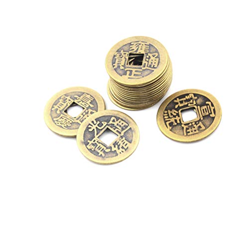 Ayrsjcl 10 Teile/Satz Chinesische Feng Shui Münzen Messing Für Reichtum Und Erfolg Glückliche Chinesische Münzen Wohnkultur von Ayrsjcl