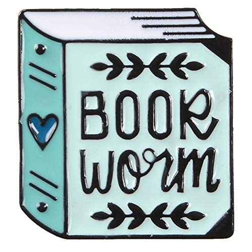 Ayrsjcl Unisex-Cartoon-Legierung Brosche-Buch Hard-Abzeichen-Revers-pin-Liebhaber-literarische Geschenke von Ayrsjcl