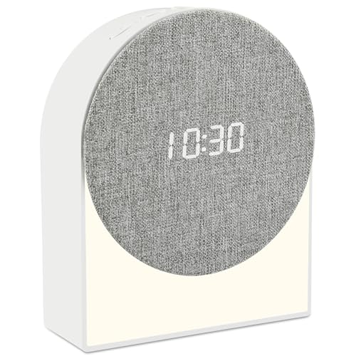 Ayybboo Bluetooth Wecker Kinder Digital mit Timing Nachtlicht und Verschieden Schlaftherapie-Sounds Geeignet für Schlafzimmer, Wohnzimmer, Außenbereich usw von Ayybboo