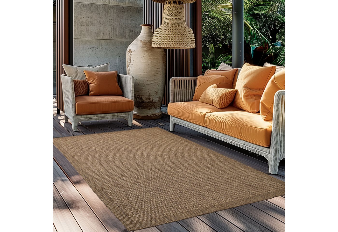 Ayyildiz Teppiche Outdoorteppich GIZA 1410, rechteckig, Höhe: 3 mm, Läufer, In- und Outdoor, Wetterfest, Wasserabweisend, robust Ayyildiz Teppiche Outdoorteppich GIZA 1410, rechteckig, Höhe: 3 mm, Läufer, In- und Outdoor, Wetterfest, Wasserabweisend, robust von Ayyildiz Teppiche