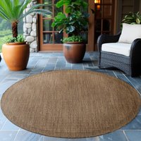 Ayyildiz Teppiche Outdoorteppich "GIZA 1410", rund, 3 mm Höhe, In- und Outdoor, Wetterfest, Wasserabweisend, robust von Ayyildiz Teppiche