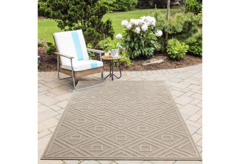 Ayyildiz Teppiche Outdoorteppich PATARA 4956, rechteckig, Höhe: 8 mm, Läufer / Pflegeleicht / Strapazierfähig / In- und Outdoor geeignet von Ayyildiz Teppiche