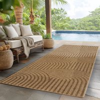 Ayyildiz Teppiche Outdoorteppich "TIMBER 1401", rechteckig, 5 mm Höhe, Läufer, In und Outdoor, Jute Sisal Optik, Wohnzimmer, Aussenbereich von Ayyildiz Teppiche