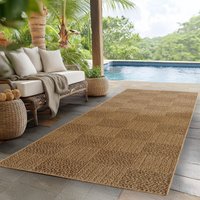 Ayyildiz Teppiche Outdoorteppich "TIMBER 1405", rechteckig, 5 mm Höhe, Läufer, In und Outdoor, Jute Sisal Optik, Wohnzimmer, Aussenbereich von Ayyildiz Teppiche