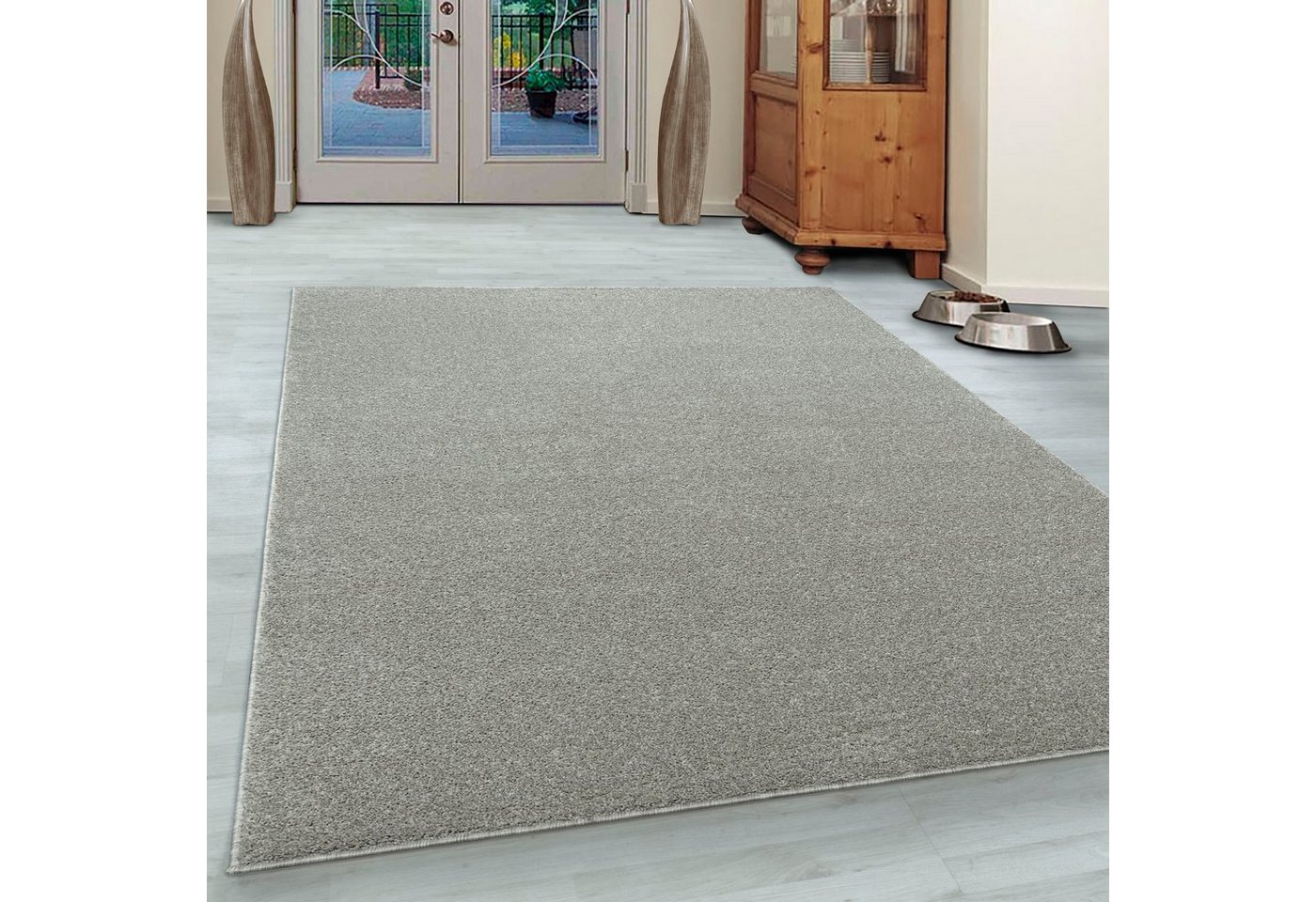 Ayyildiz Teppiche Teppich ATA, rechteckig, Höhe: 10 mm, Kurzflor, uni, große Farbauswahl, robust, auch als Läufer und in rund von Ayyildiz Teppiche