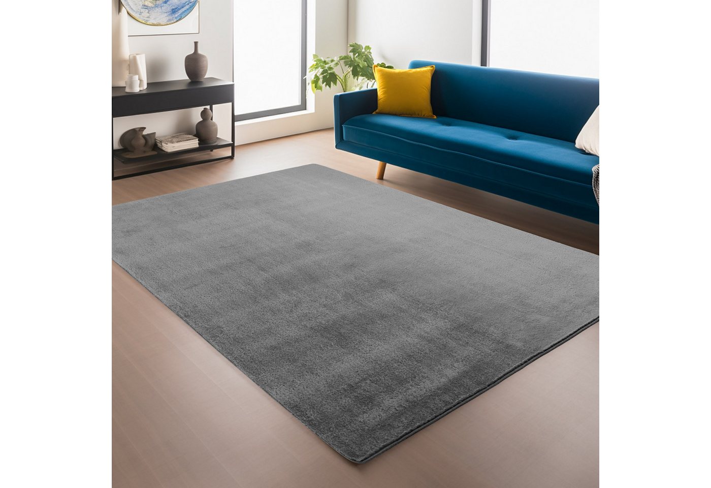 Ayyildiz Teppiche Teppich JOY 1400, rechteckig, Höhe: 11 mm, auch Läufer, uni Kurzflor, Wohnzimmer, Kinderzimmer Ayyildiz Teppiche Teppich JOY 1400, rechteckig, Höhe: 11 mm, auch Läufer, uni Kurzflor, Wohnzimmer, Kinderzimmer von Ayyildiz Teppiche