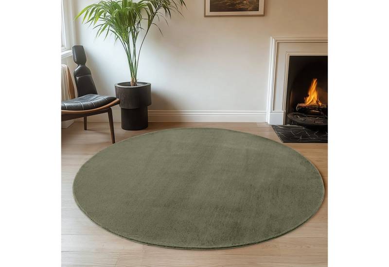 Ayyildiz Teppiche Teppich JOY 1400, rund, Höhe: 11 mm, uni Kurzflor, Wohnzimmer, viele Größen Ayyildiz Teppiche Teppich JOY 1400, rund, Höhe: 11 mm, uni Kurzflor, Wohnzimmer, viele Größen von Ayyildiz Teppiche