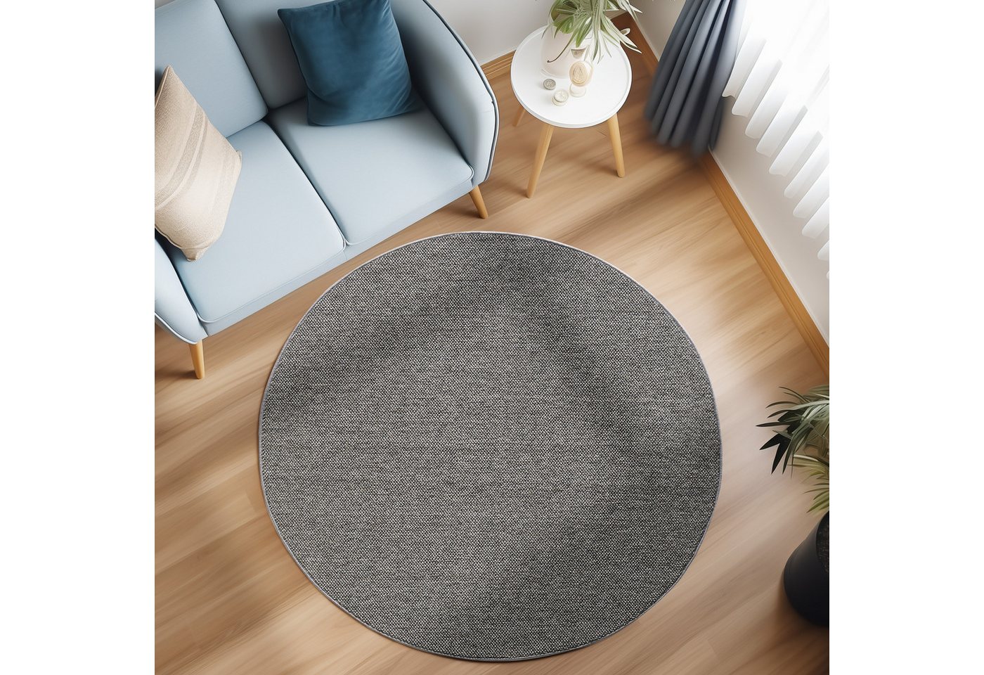 Ayyildiz Teppiche Teppich LOOM 4300, rund, Höhe: 7 mm, pflegeleicht, robust, strapazierfähig Ayyildiz Teppiche Teppich LOOM 4300, rund, Höhe: 7 mm, pflegeleicht, robust, strapazierfähig von Ayyildiz Teppiche