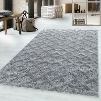 Ayyildiz Teppiche Teppich "PISA 4702", rechteckig, 20 mm Höhe, als Läufer und rund erhältlich, Hoch Tief Struktur, Wohnzimmer von Ayyildiz Teppiche